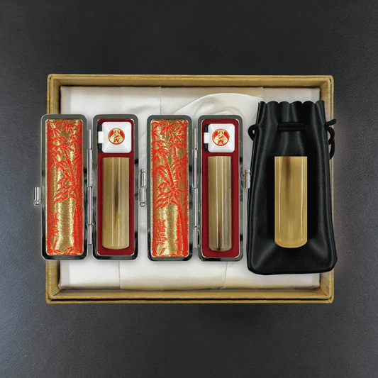 法人印 オランダ水牛（牛角・柄）3本セット