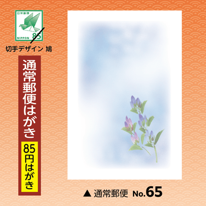 年賀欠礼(喪中・寒中) 通常郵便はがきNo.65